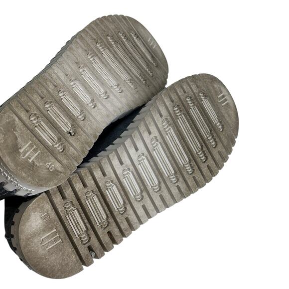 Isle Jacobson Women’s Blue EUR 40 US 10 Hornbak Tulip Perforated Loafers - Picture 4 of 5